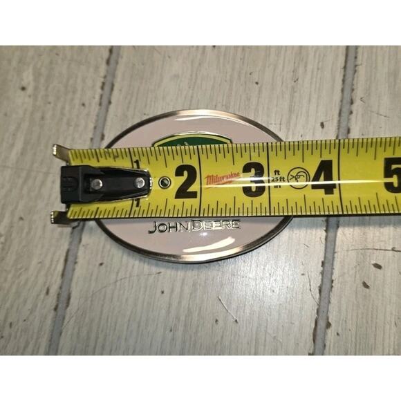 John Deere Belt Buckle SpecCast Collectible Metal Green Yellow Silver New main image 5